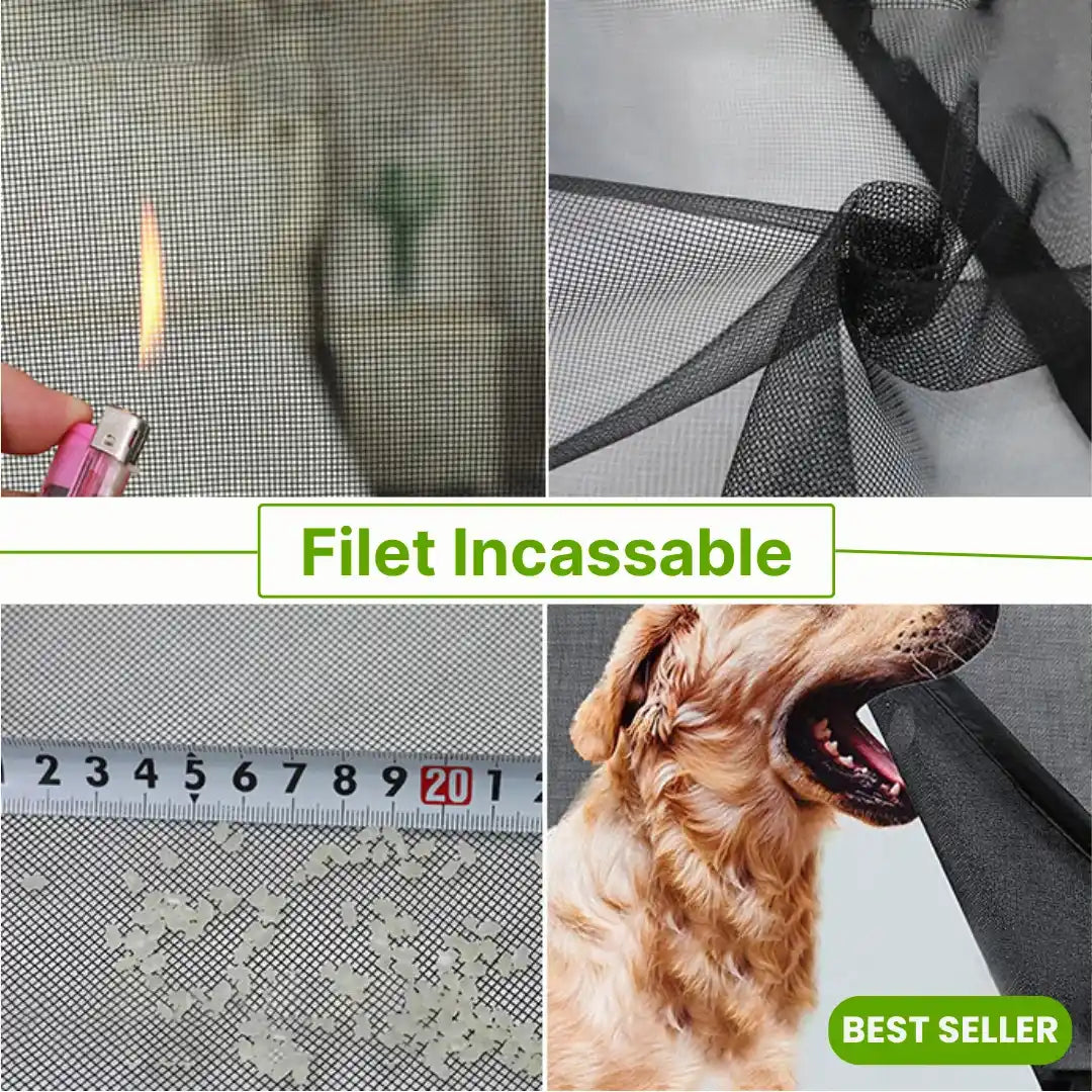 Moustiqu'Out V2 | Magnetische Hordeur